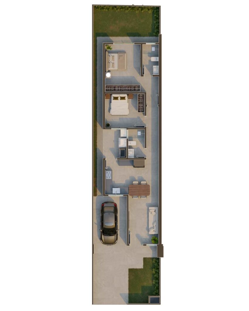 Foto 4 de CASA COM 02 DORMITÓRIOS COM SUÍTE